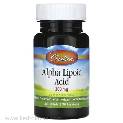 АЛЬФА Липоевая кислота 300 мг., 30 капс., iHerb