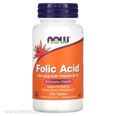 ФОЛИЕВАЯ кислота 250 капс., iHerb