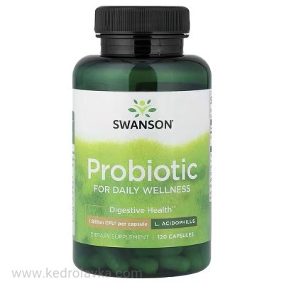 Пробиотик SWANSON, 120 капс. iHerb