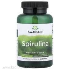 СПИРУЛИНА - SWANSON, 180 табл. по 500 мг., iHerb